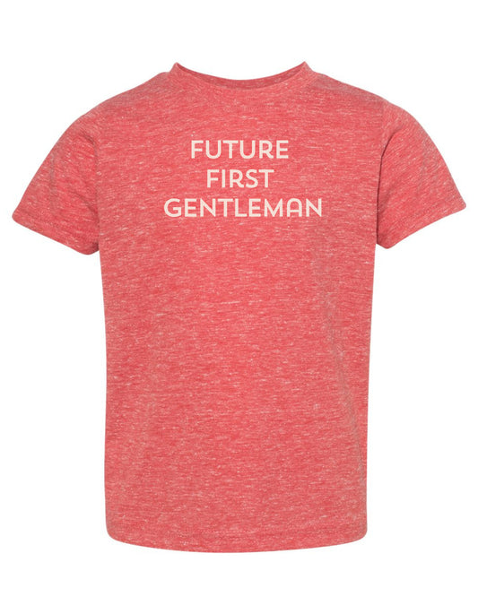 Future First Gentleman Toddler Tee - Red Melange